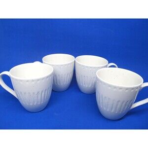 Lenox Kate Spade New York Cannon Street 4"  Set Of 4 Speckled Mugs